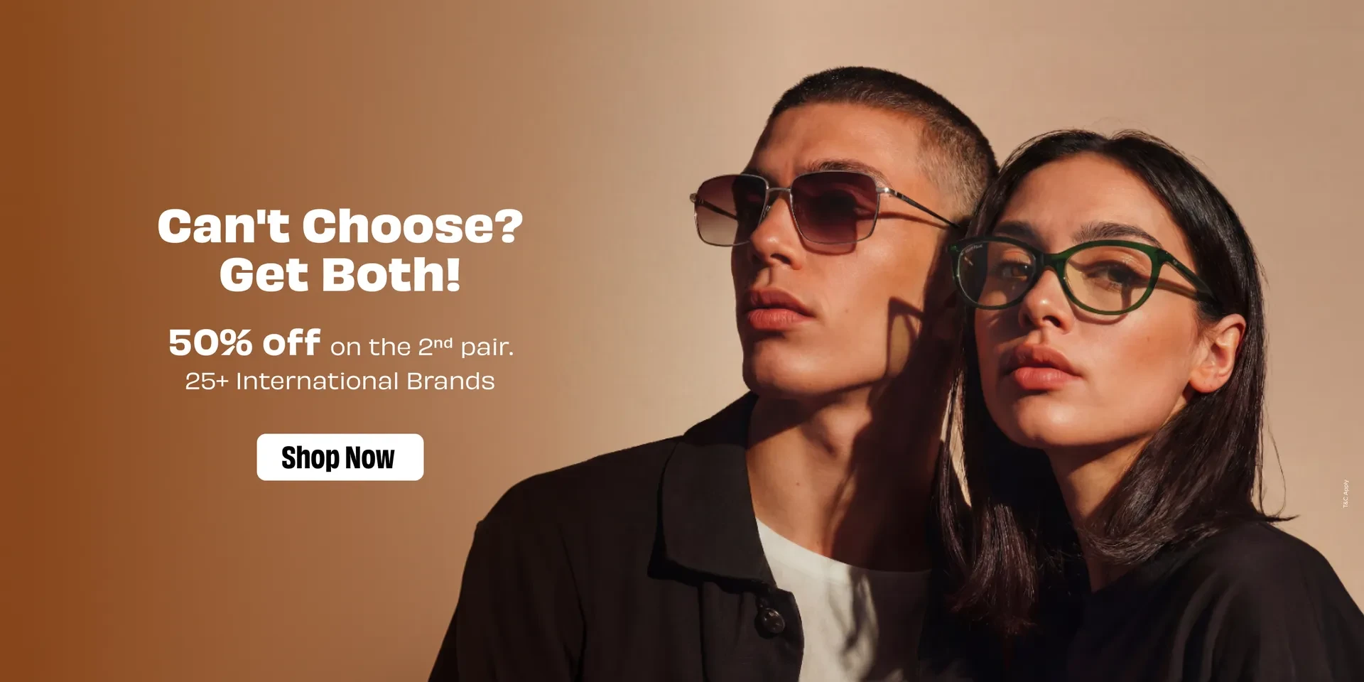 Eyewear promotional banner 3