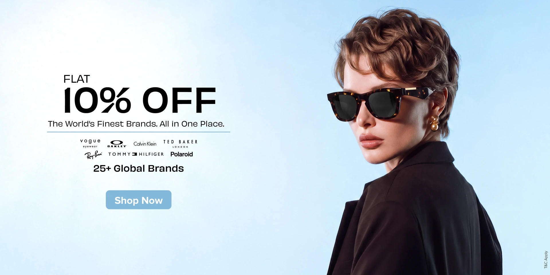 Eyewear promotional banner 8
